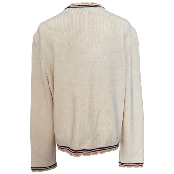 Lot Of 2 St. John Collection Marie Gray Red & Ivory Jackets Size 16 & 12 DAMAGED - Picture 7 of 16